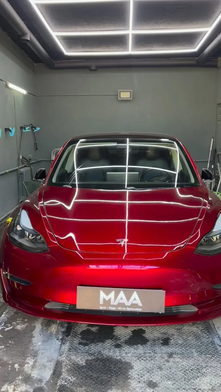 Tesla Model 3 в боксе MAA